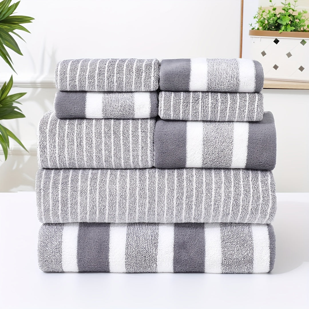Luxury coral bath towel set - Ultra soft & absorbent for ultimate comfort