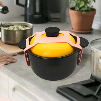STABORA – Soporte antideslizante para tapas de cocina de silicona