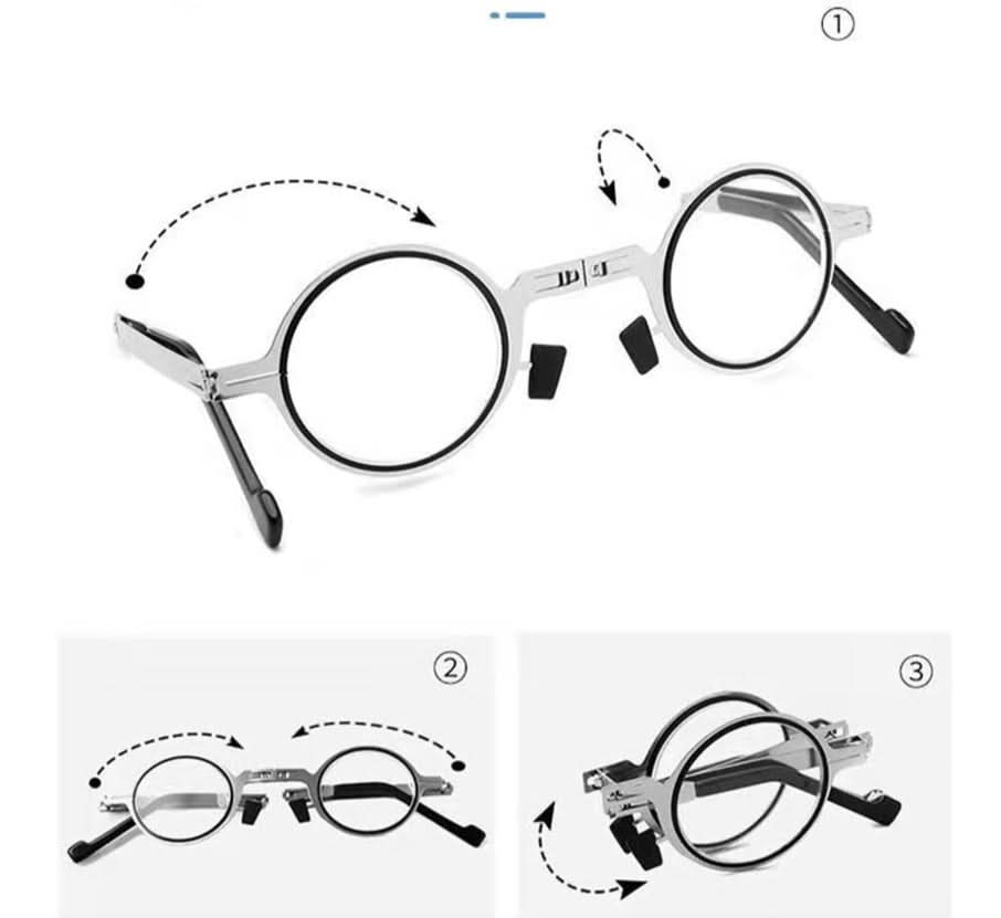 Foldable reading glasses for women with blue light filter and flexible design - Lightweight and compact, ideal for buying - 5