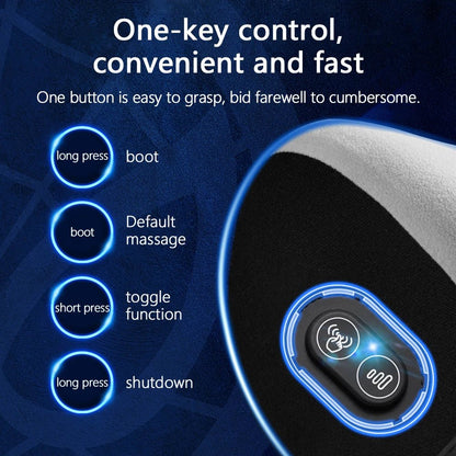 VIBRAREST – Elektrisches Nacken- & Lendenstützkissen für Auto & Büro