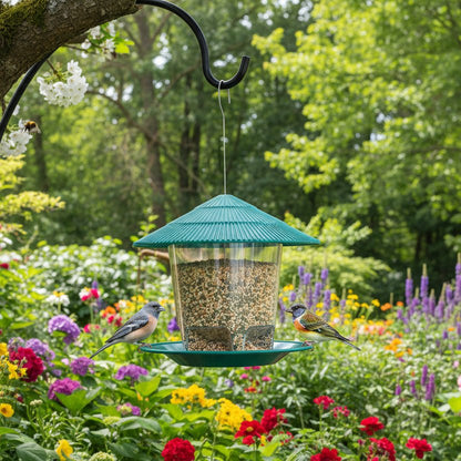 BIRDFEAST – Alimentador automático para pájaros con activación por pie
