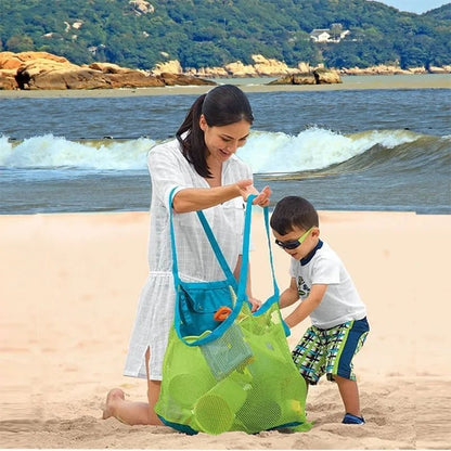 Portable Mesh Bag for Kids – Leicht & atmungsaktiv für Spielzeug & Strandutensilien