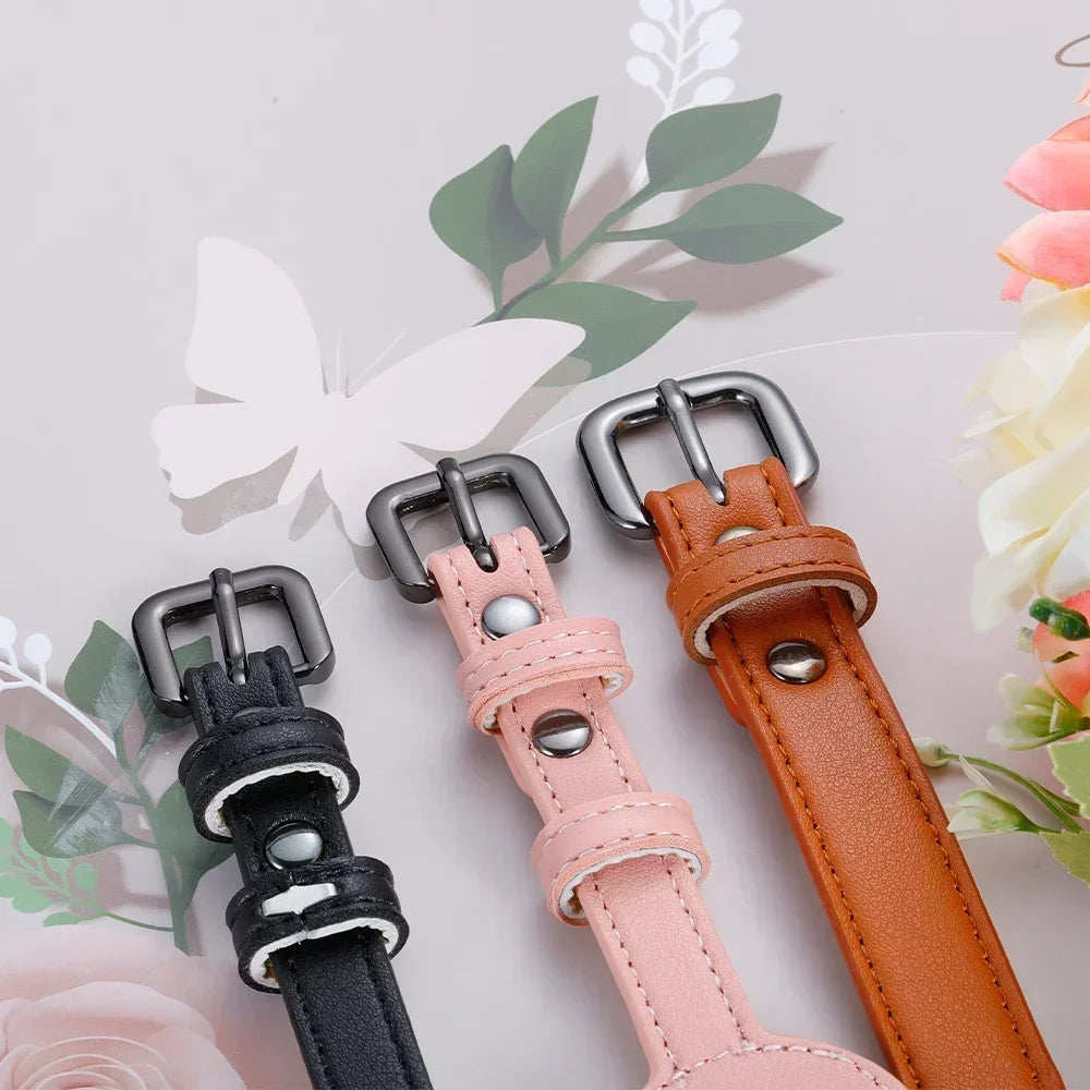 TAGSAFE – Dog Collar with Integrated AirTag Holder for Safety & Style
