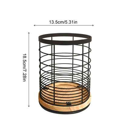 SWIVORA – Rotating Kitchen Organizer made of Bamboo and Wood