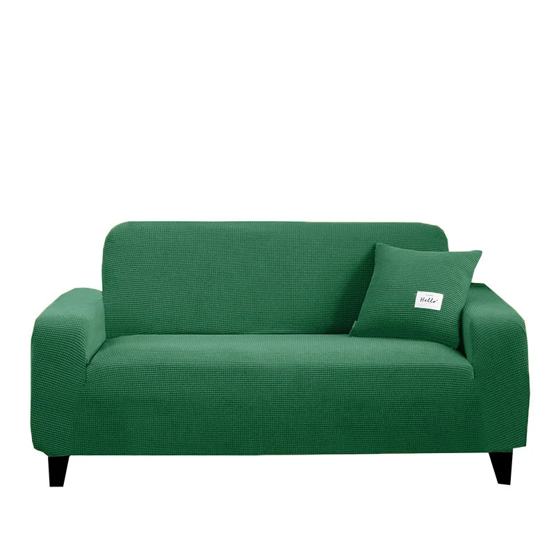 Variant image for Elastischer Sofabezug Grau 3-Sitzer Jacquard Wasserabweisend Pflegeleicht-5