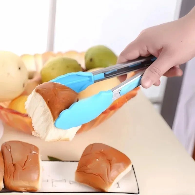 COOKTONG - Pinza de cocina y para servir con mango antideslizante para un agarre preciso y trabajo cómodo en la cocina