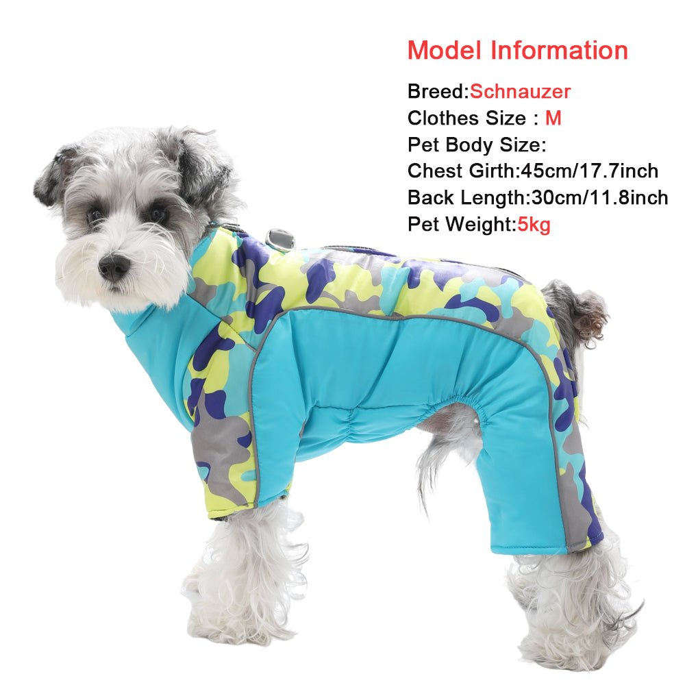 HARRYPAWS CHAQUETA – Chaqueta de invierno cálida e impermeable para perros con tiras reflectantes
