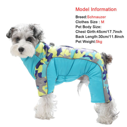 HARRYPAWS CHAQUETA – Chaqueta de invierno cálida e impermeable para perros con tiras reflectantes