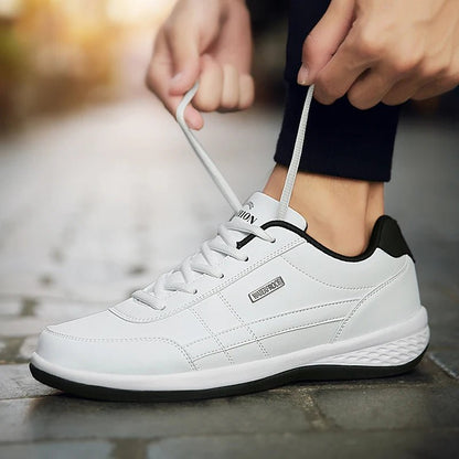 STRIDELUX – Baskets orthopédiques en cuir pour hommes avec un excellent maintien