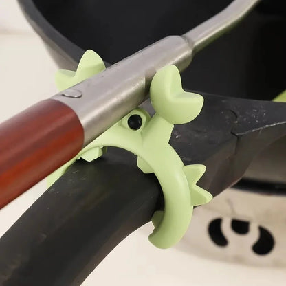 SCALDORA – Soporte para cuchara anti-quemaduras con clip práctico para olla