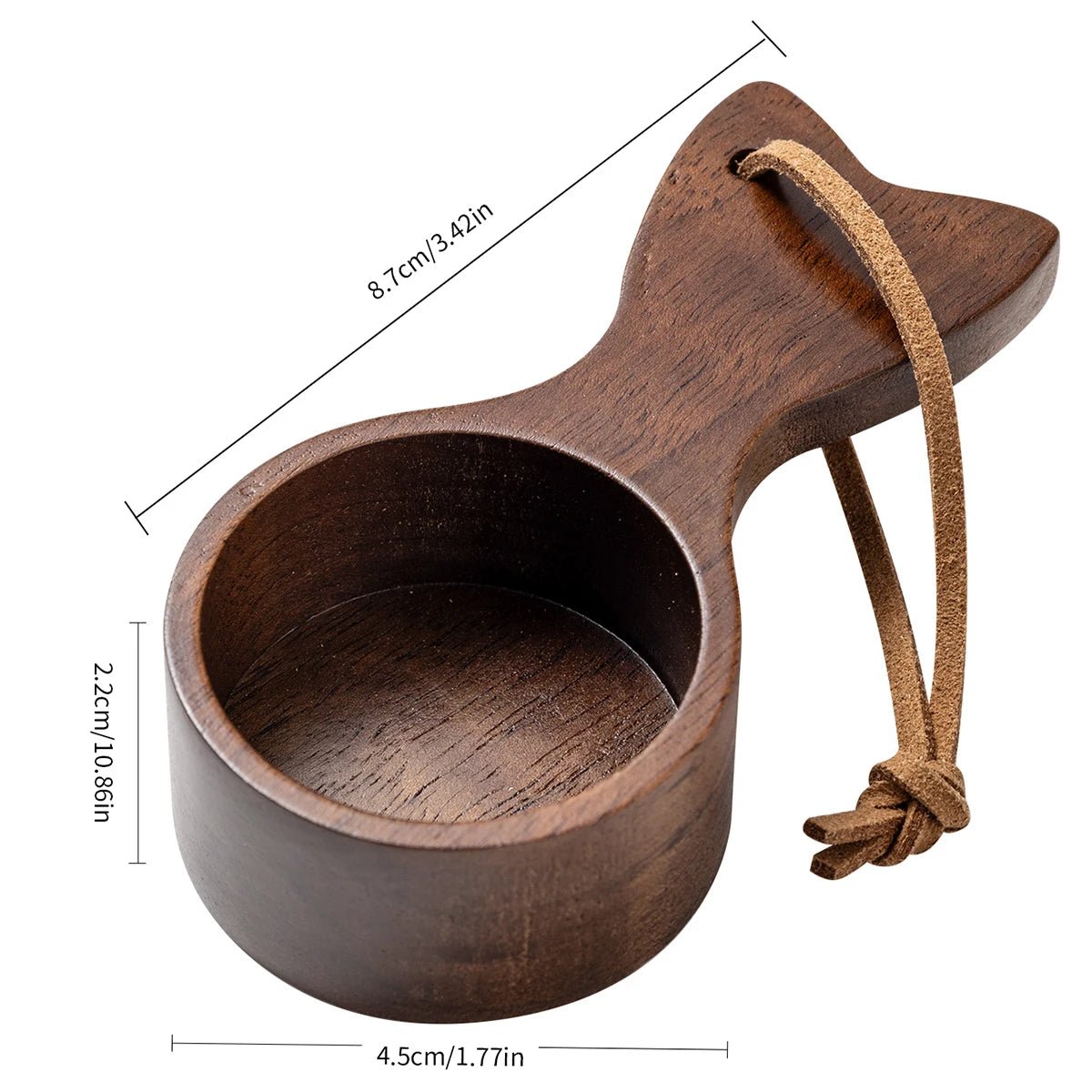 AROMORA – Cucharilla medidora de madera para café molido
