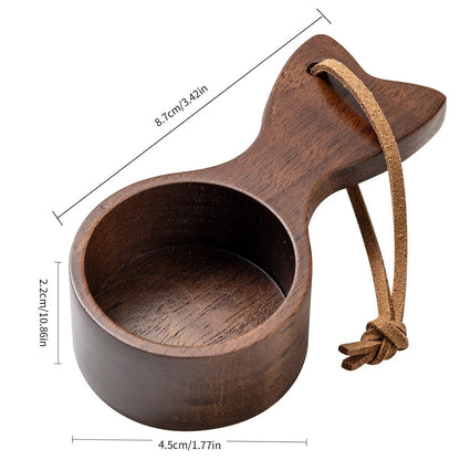AROMORA – Cucharilla medidora de madera para café molido