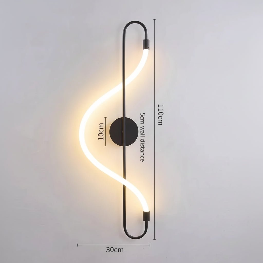 ALUGOLD – Lámpara de pared LED moderna de aluminio en dorado