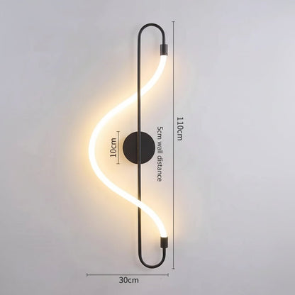 ALUGOLD – Lámpara de pared LED moderna de aluminio en dorado