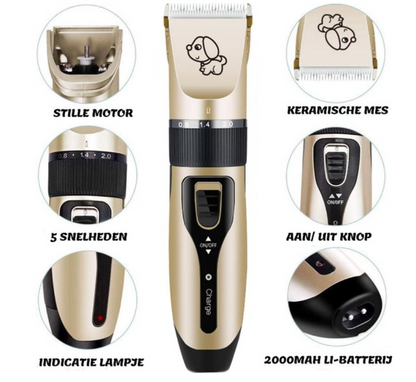 Petts Groomer - Professioneller Hund Trimmer + Pinsel-5