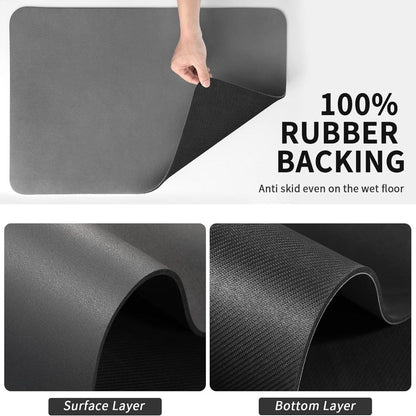 DISHDRY - Quick-drying diatomite crockery mat for clean kitchens