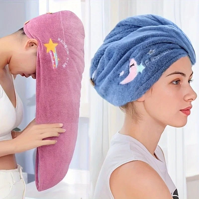 Schnelltrocknendes Haarturban für Damen - Super saugfähiges Handtuch 0