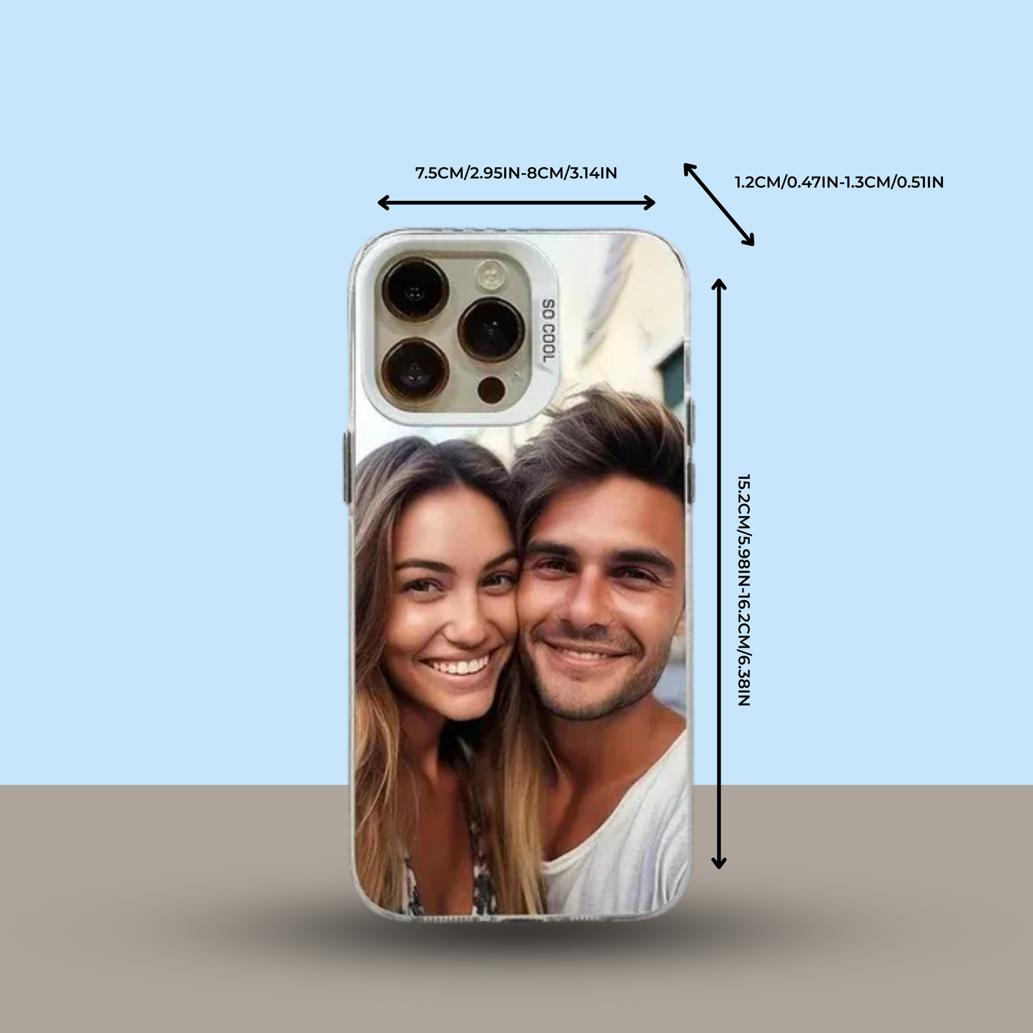 CUSTORIO – Shock-resistant iPhone case with photo customization