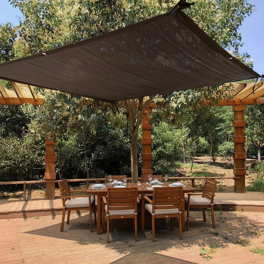 Schwarzes Sonnenschutznetz - 70-80% Schattierung für Gewächshaus und Garten 3