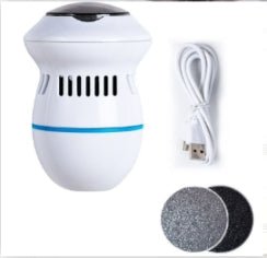 PEDIFEET - Dispositivo per la cura dei piedi senza fili con funzione a vuoto per una delicata rimozione dei calli e piedi puliti e curati nella vita quotidiana