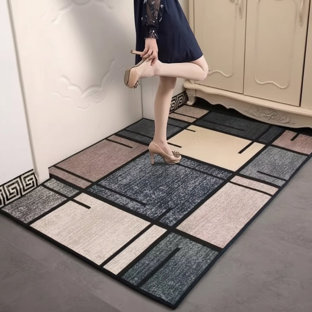GEOPATTERN – Tappetino geometrico premium per soggiorno e ufficio