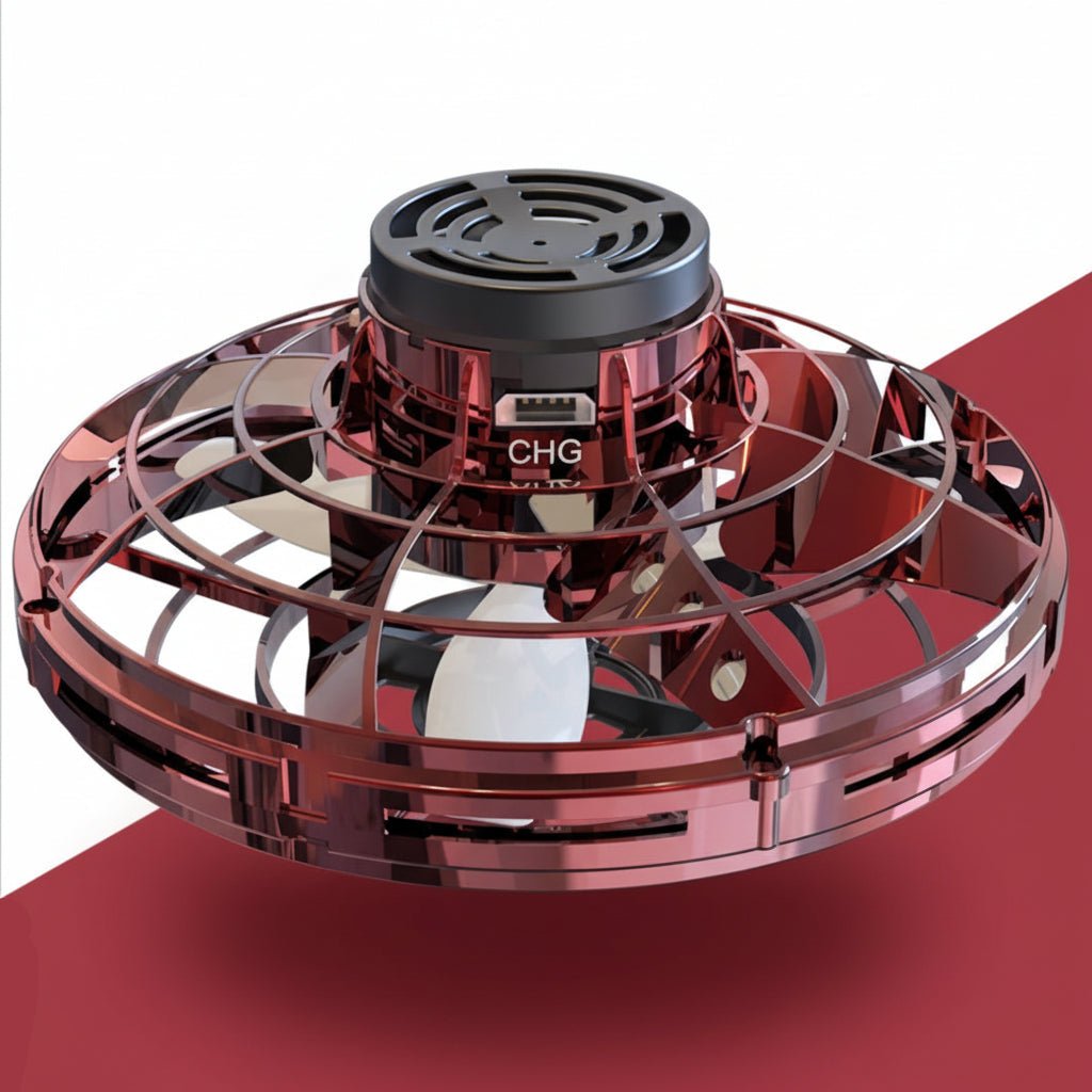 SKYGLIDE UFO-Spielzeug – Fliegendes Drohnenspielzeug mit Handsteuerung & Sensoren (USB-aufladbar)