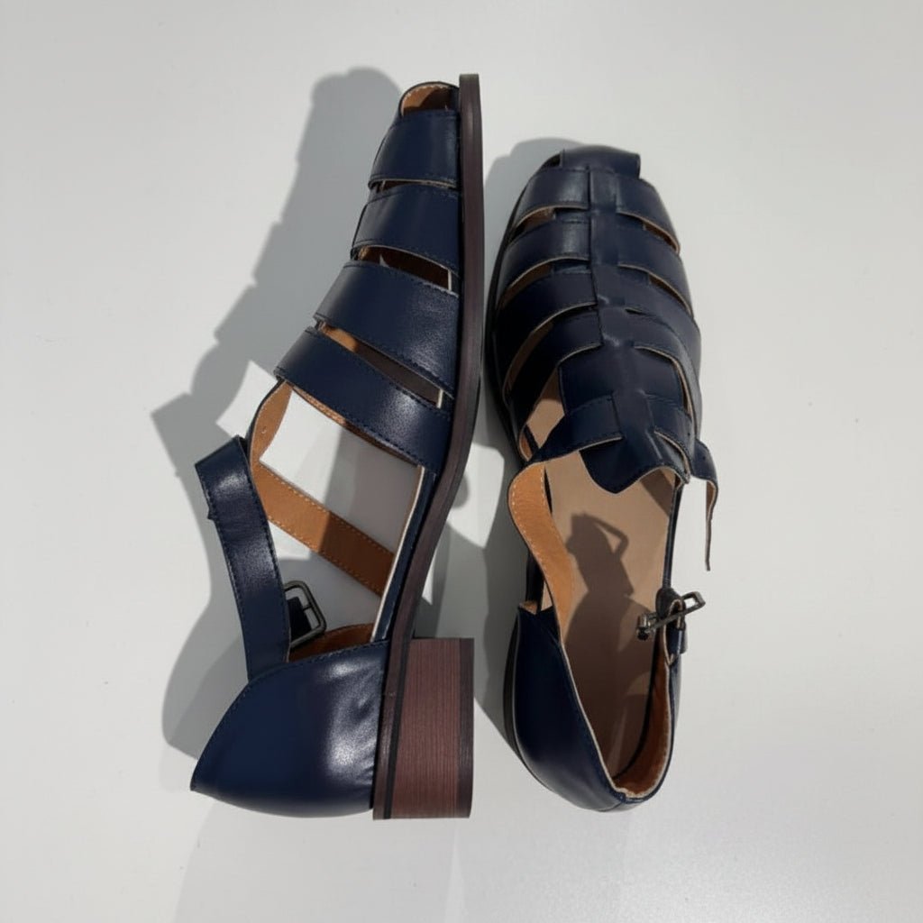 TRAXO – Verstellbare Herren-Sandalen mit Schnallen und strukturierter Sohle