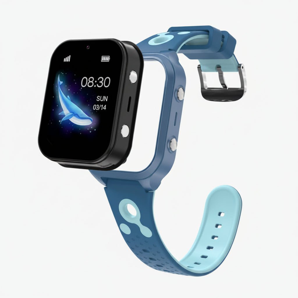 TRACKTOT – 4G Kinder-Smartwatch mit Touchscreen und Kamera