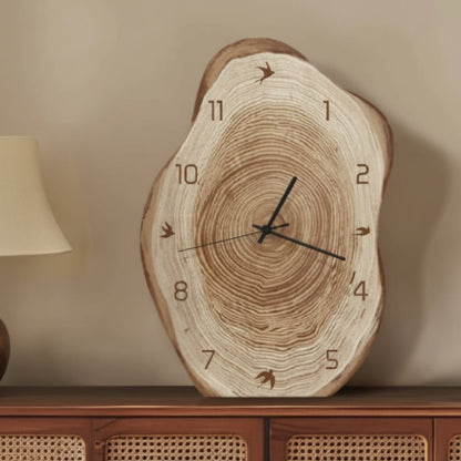 TIMEWAVER – Moderne wandklok in onregelmatige ringvorm voor elke kamer