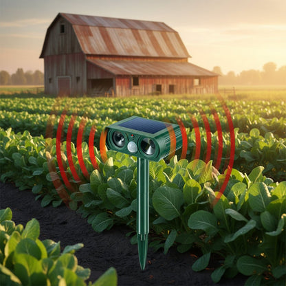 ECOPEL – Environmentally Friendly Solar Animal Repeller for Humane Garden Protection