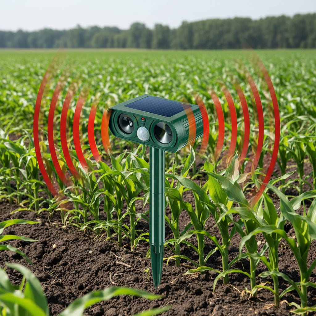 ECOPEL – Environmentally Friendly Solar Animal Repeller for Humane Garden Protection