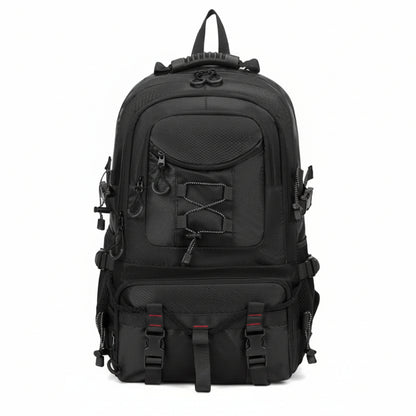 HIKENZO – Mochila de senderismo impermeable de 20-35L con diseño de soporte y espacio de almacenamiento listo para viajar