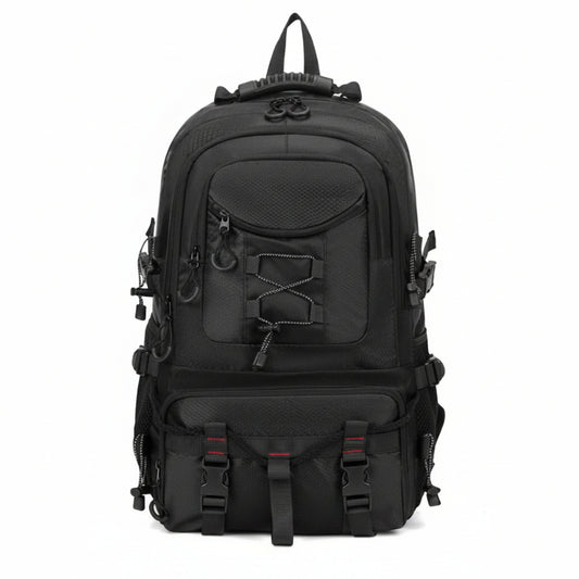 HIKENZO – Mochila de senderismo impermeable de 20-35L con diseño de soporte y espacio de almacenamiento listo para viajar