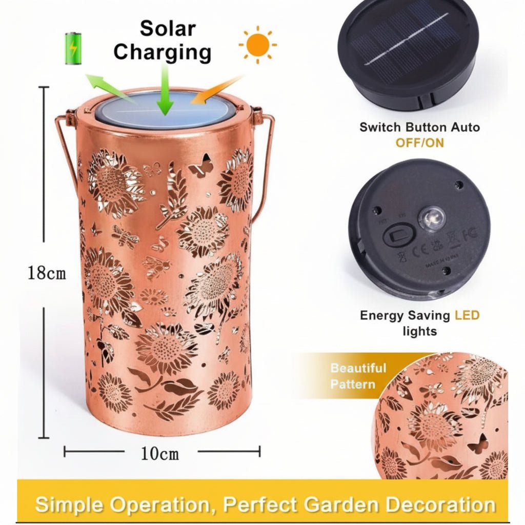 RADIORA – Lámpara solar de jardín ambiental para iluminación decorativa exterior