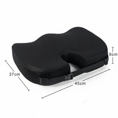 COMFYSIT – U-shaped memory foam tailbone cushion for pressure relief