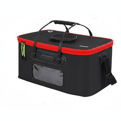 FISHVAULT – Foldable Fishing Bucket with Storage