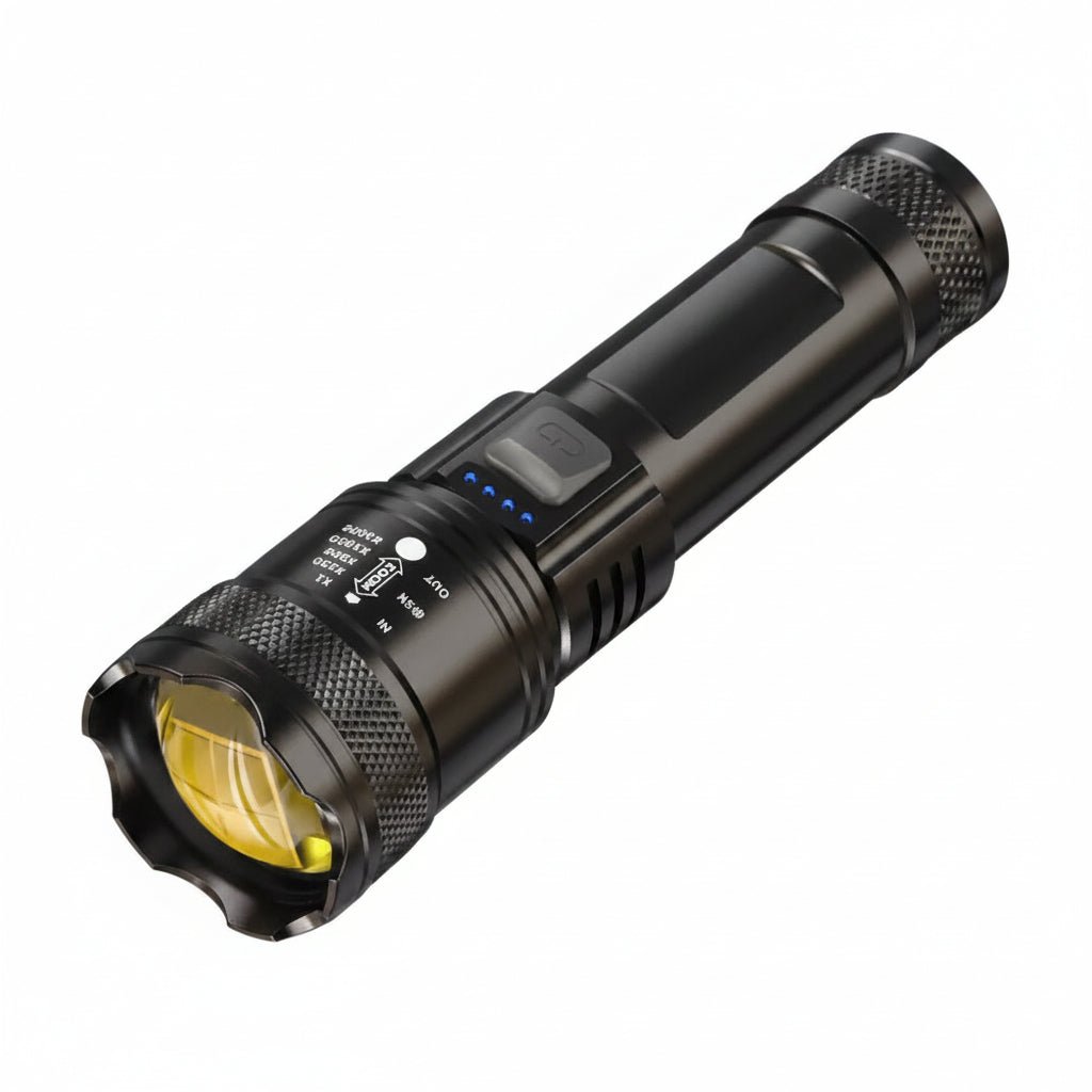 FLASHMAX – Torcia LED impermeabile ad alte prestazioni con portata ultralunga per attività all'aperto e emergenze