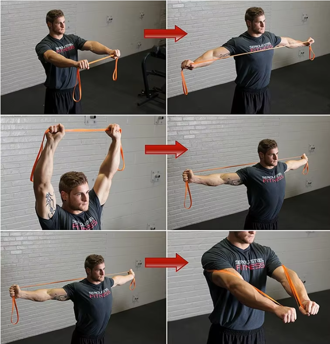 PowerBand - resistance band set for pull-ups & strength training