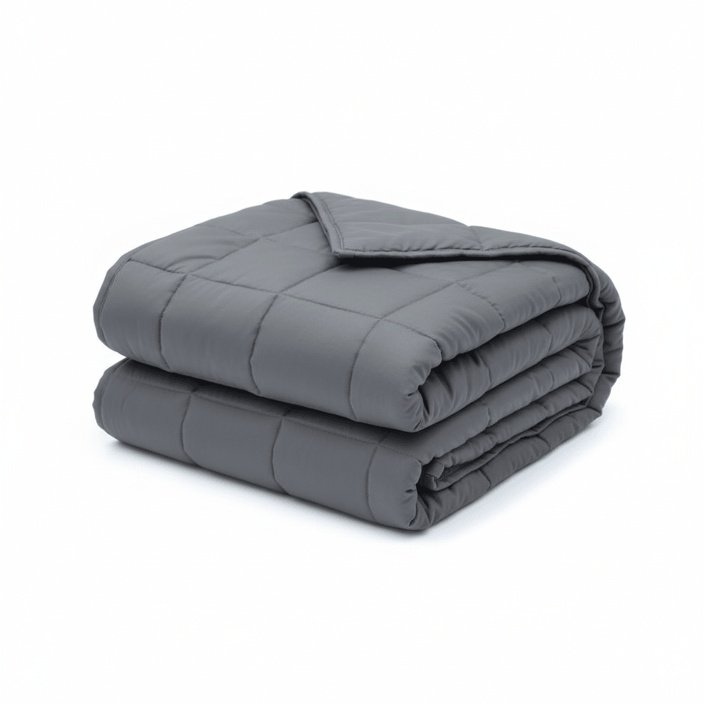 CalmiBlanket – Hochwertige Baumwoll Gewichtsdecke für besseren Schlaf