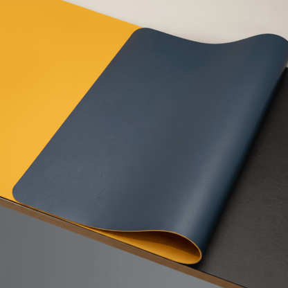 DESKSHIELD – Tapis de bureau en cuir PU premium pour un contrôle précis de la souris