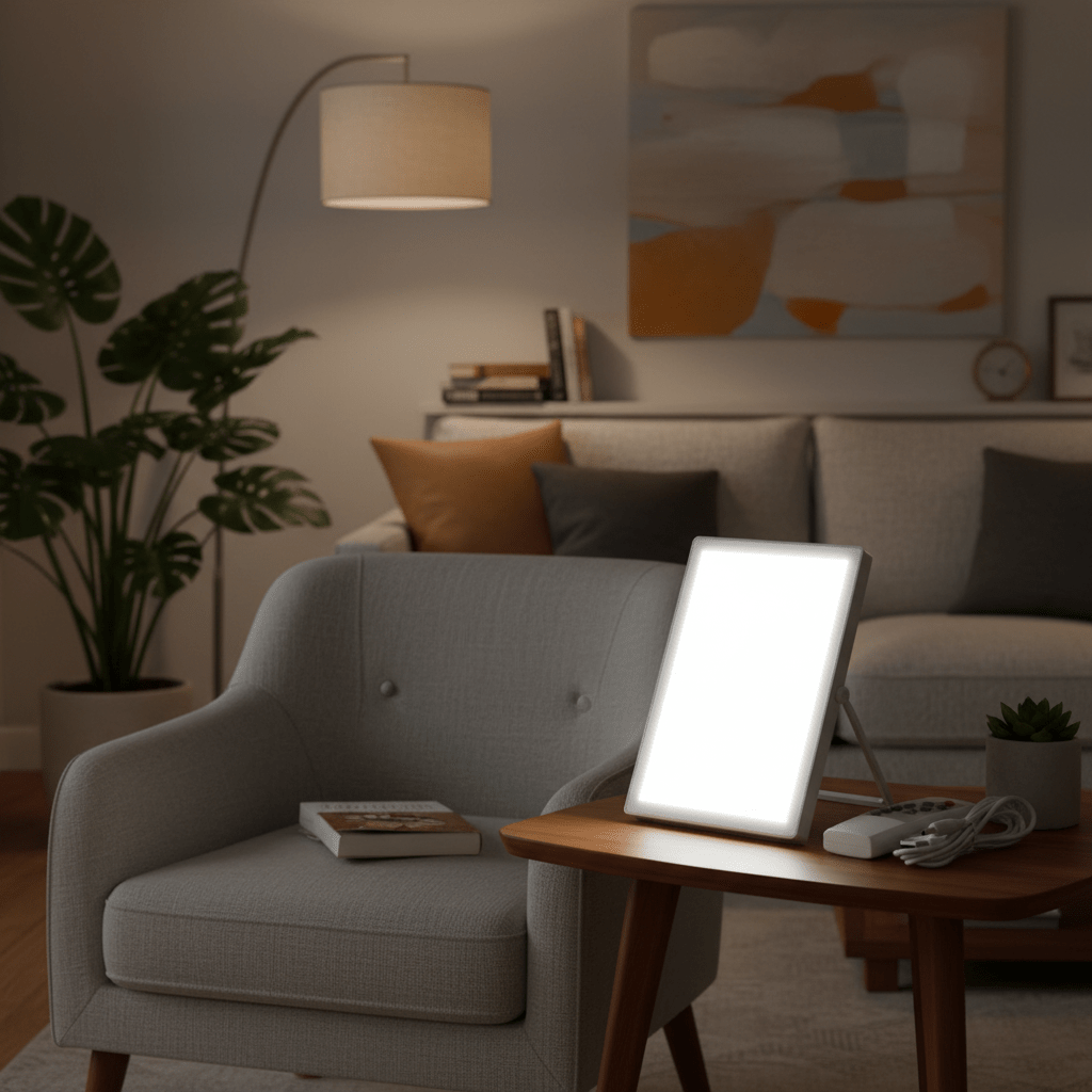 Sunbeam LED Therapy Lamp – Stimmungslicht mit 10.000 Lux für Energie & Fokus