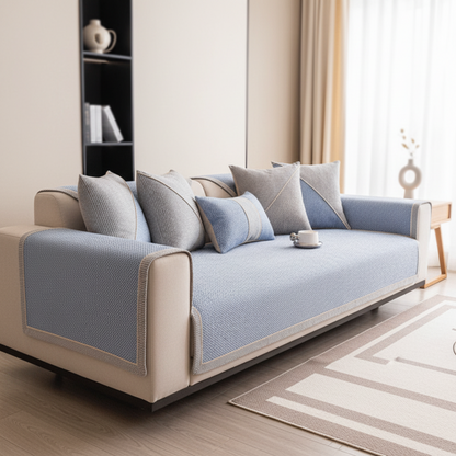 WEFTERRA Sofa Throw for Textured Comfort and Stylish Everyday Furniture Care
