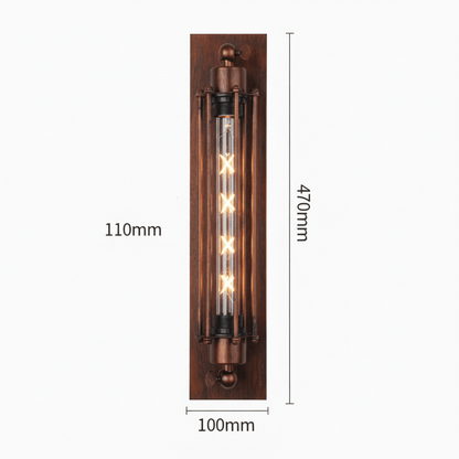 REGALIGHT – Lampada da parete LED vintage classica per illuminazione d'atmosfera