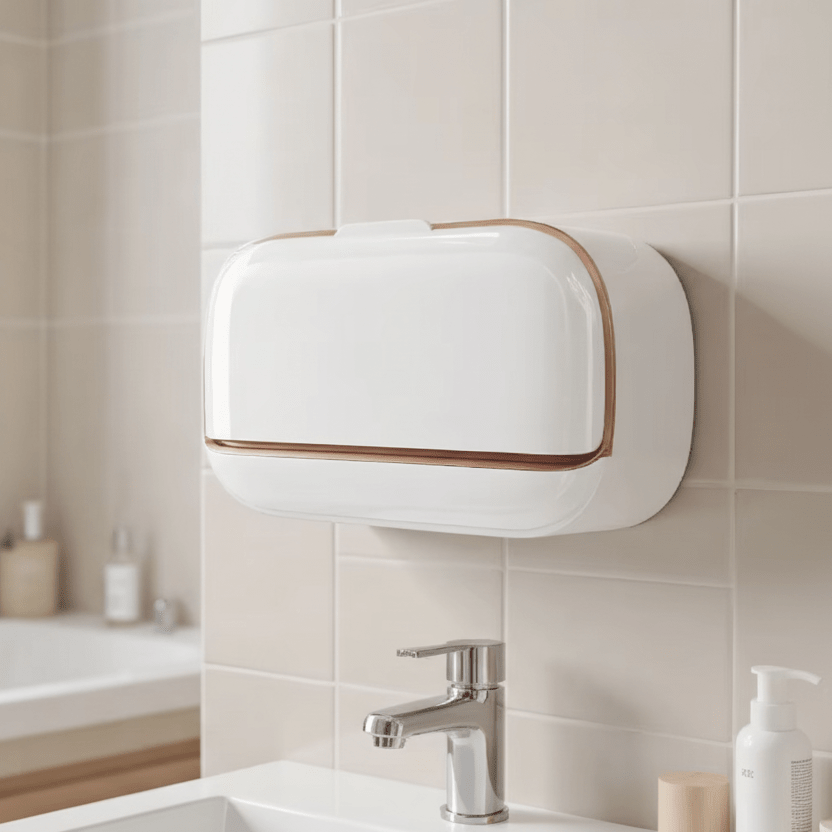 CLEANDRA – Soporte para jabón con desagüe para baño y cocina