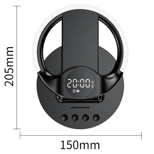 POWERHUB – Chargeur 6-en-1 avec lumière RGB et station de réveil