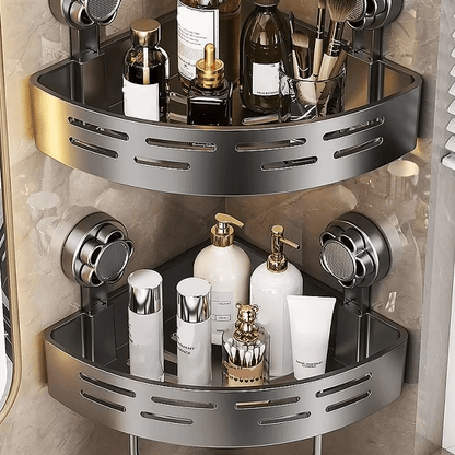 SHELVARA – Mensola angolare grigia per un ordine impeccabile