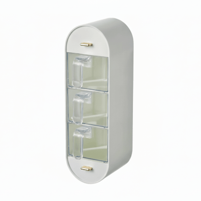WALLSPICE – Organizador de especias con 5 compartimentos sin taladrar