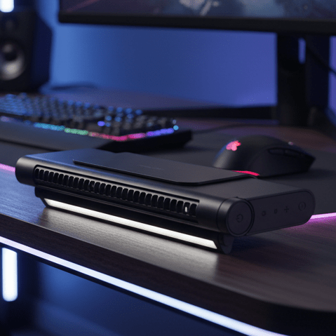 COOLMORA – Desktop Air Conditioner and Bladeless USB Fan for Refreshing Daily Airflow