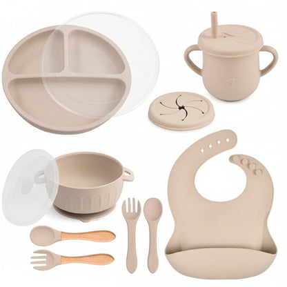 SOFTBITE – Silicone Feeding Set for Babies to Eat Independently
