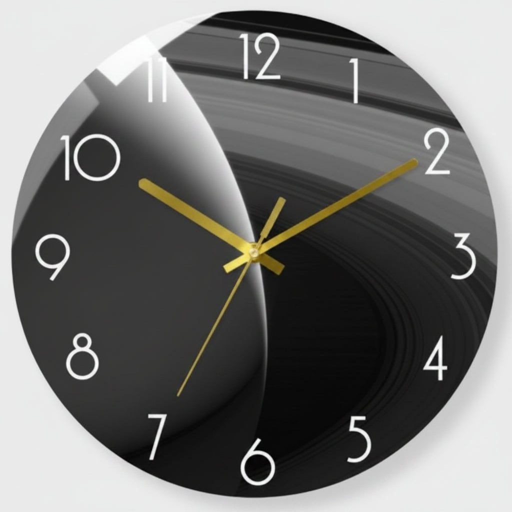 FRAMECLOCK – Modern wall art clock with glass design for stylish room accents